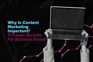Why is content marketing important — content strategist reviewing a content plan with analytics